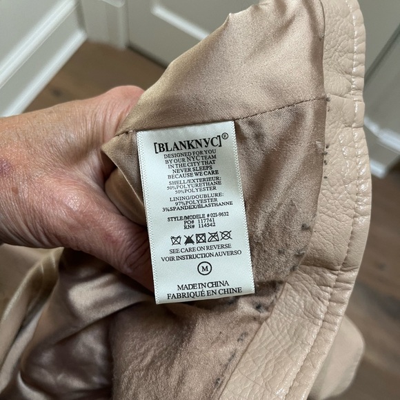 Blank NYC Faux leather motorcycle jacket - Picture 6 of 6